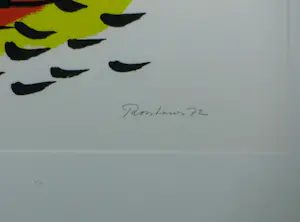 Anton Rooskens - Zeefdruk op papier, Printemps - Ingelijst kopen? Bied vanaf 250!