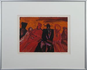 Luis Filcer - Zeefdruk, Zonder titel XX - Ingelijst kopen? Bied vanaf 1!