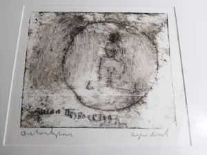 Anton Heyboer - Ets, titel Het Symbool van de onschuld. kopen? Bied vanaf 100!