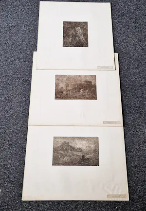 Marius Bauer - Het complete werk - Carel ende Elegast - 10 litho's - alle potloodgesigneer kopen? Bied vanaf 89!