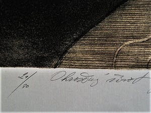 Niet of onleesbaar gesigneerd - 1984 - Grote Ets oplage 80 exemplaren "Konijn, Vogels, Vis " gesigneerd kopen? Bied vanaf 1!