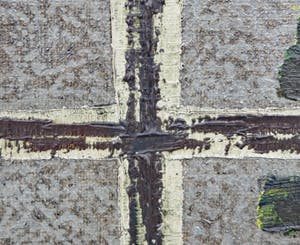 Willem Hussem - Olieverf op doek, Abstracte compositie - Ingelijst kopen? Bied vanaf 2000!