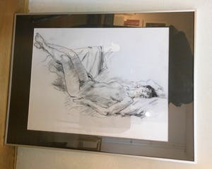 Joop Liesker - liggend naakt kopen? Bied vanaf 50!