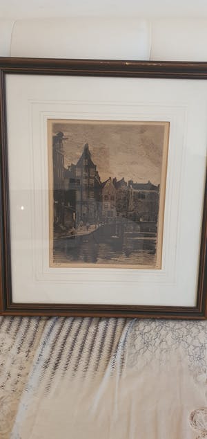 Willem Witsen - Ets: Valkenburg Amsterdam kopen? Bied vanaf 250!