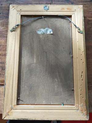 Han Krug - Gebouw met zonnebloemen kopen? Bied vanaf 25!