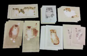 Mohaier Dariush - Lot van ca. 130 litho's!! voor de kattenliefhebbers! kopen? Bied vanaf 1!