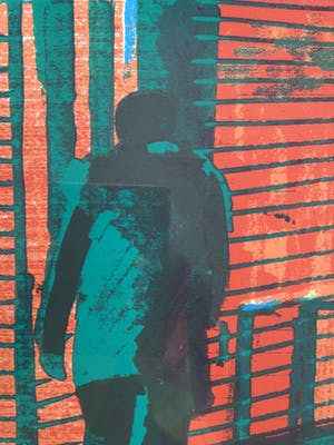 Peter Bes - Zeefdruk, gesigneerd en ingelijst kopen? Bied vanaf 50!