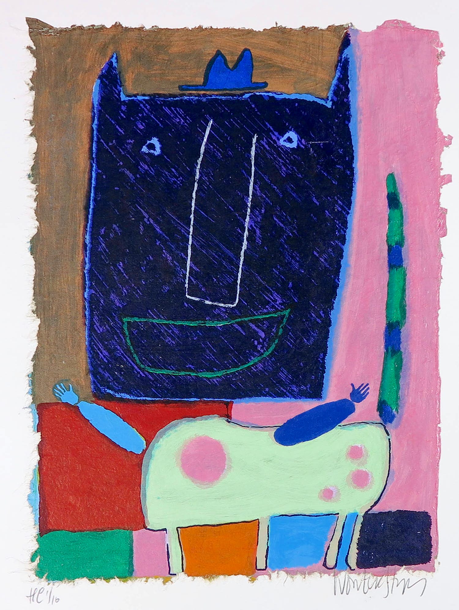 Wouter Stips - Zeefdruk, Zonder titel kopen? Bied vanaf 1!