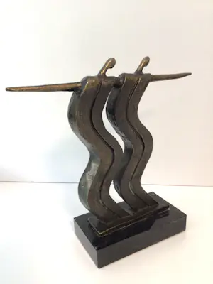Corry Ammerlaan - Sculptuur “ Happy together “ kopen? Bied vanaf 59!