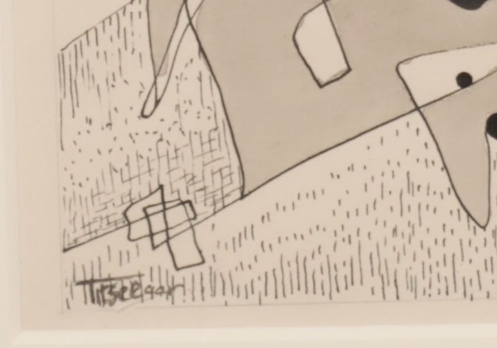 Henri Titselaar - Henri Titselaar: Inkt en Aquarel, Z.T. - Ingelijst + Boek kopen? Bied vanaf 40!