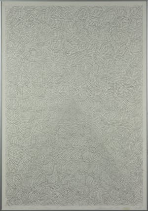 Arnold Pander - Pentekening en collage, Ritme, ruimte vorm 1 - Ingelijst kopen? Bied vanaf 70!