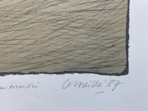 Corneille - handgesigneerde kleurenlitho | 'Nu dans un miroir' | 1987 kopen? Bied vanaf 250!