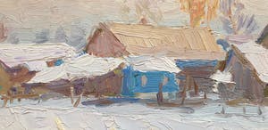 Nickolay Ivanovich Eltyshev - Dorp in de winter kopen? Bied vanaf 25!