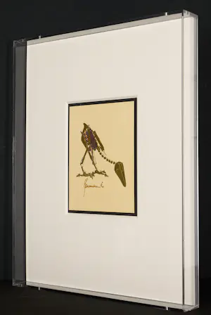 Panamarenko - Gesigneerd "Archaeopterix," - unieke Panamarenko Vogel - in plexi showcase kopen? Bied vanaf 590!