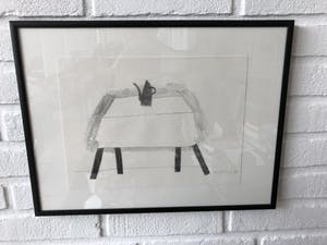 Klaas Gubbels - Tafel met ketel I kopen? Bied vanaf 225!