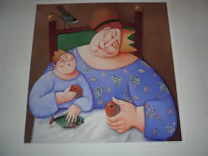 Ada Breedveld - Giclee, Moeder met kind. kopen? Bied vanaf 75!