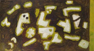 Eugene Brands - Olieverf op paneel, Fragmenten - Ingelijst kopen? Bied vanaf 1!