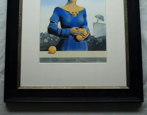 Linda Groen - Ingelijste aquarel , Vlinderkoningin - Lijst, 78 x 61 cm. kopen? Bied vanaf 250!