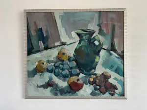 Bob Immink - BOB IMMINK (1930-1984) OLIEVERF OP DOEK "STILLEVEN" kopen? Bied vanaf 95!