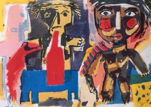 John Lie a Fo - C4726-8, Bouteille Rouge, zeefdruk kopen? Bied vanaf 75!