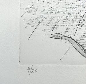 Henk Huig - Overleden dier, aquatint ets kopen? Bied vanaf 35!