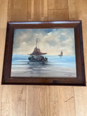 Jan Kelderman - Boot op strand Cadzand 2e Vlaanderen kaufen? Bieten Sie von 75!