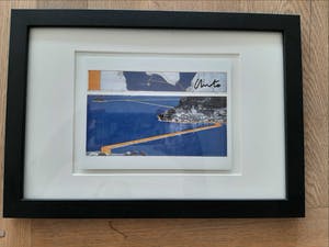 Christo - Floating Piers, Lake Iseo - Ingelijst en handgesigneerd kopen? Bied vanaf 120!