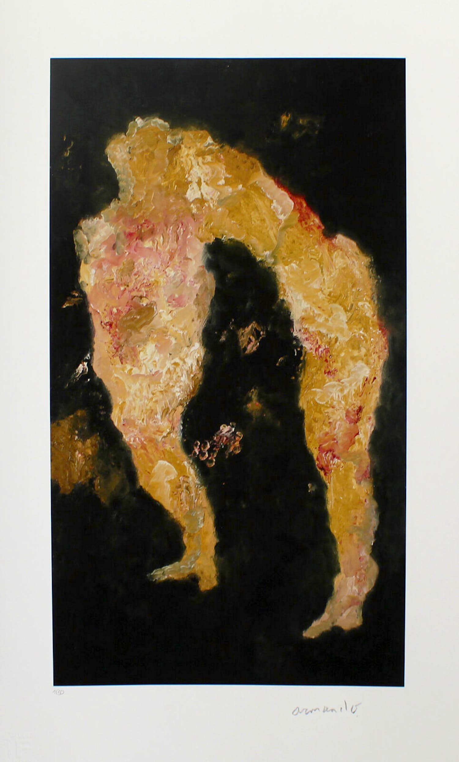 Armando - Handgesigneerde giclee op handgeschept papier: Benen verkocht voor € 65!