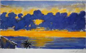 Matthias Hickel-Lopez - Hickel, Original-Aquarell , Impression de la Palma kopen? Bied vanaf 350!