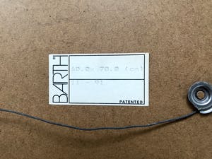 Anthonie Mandos - 'Voorhang' / handgesigneerd - ingelijst in Barth lijst & Passepartout / 1992 kopen? Bied vanaf 50!