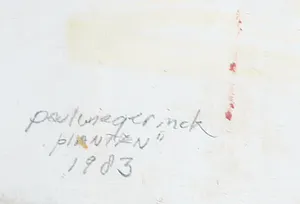 Paul Wiegerinck - Gemengde techniek op papier, Planten (Groot) kopen? Bied vanaf 1!