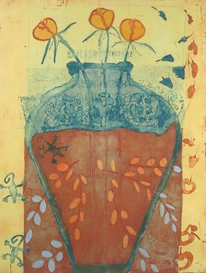 Lukie de Bree - Ets en aquatint, Zonder titel - Ingelijst (Groot) kopen? Bied vanaf 50!