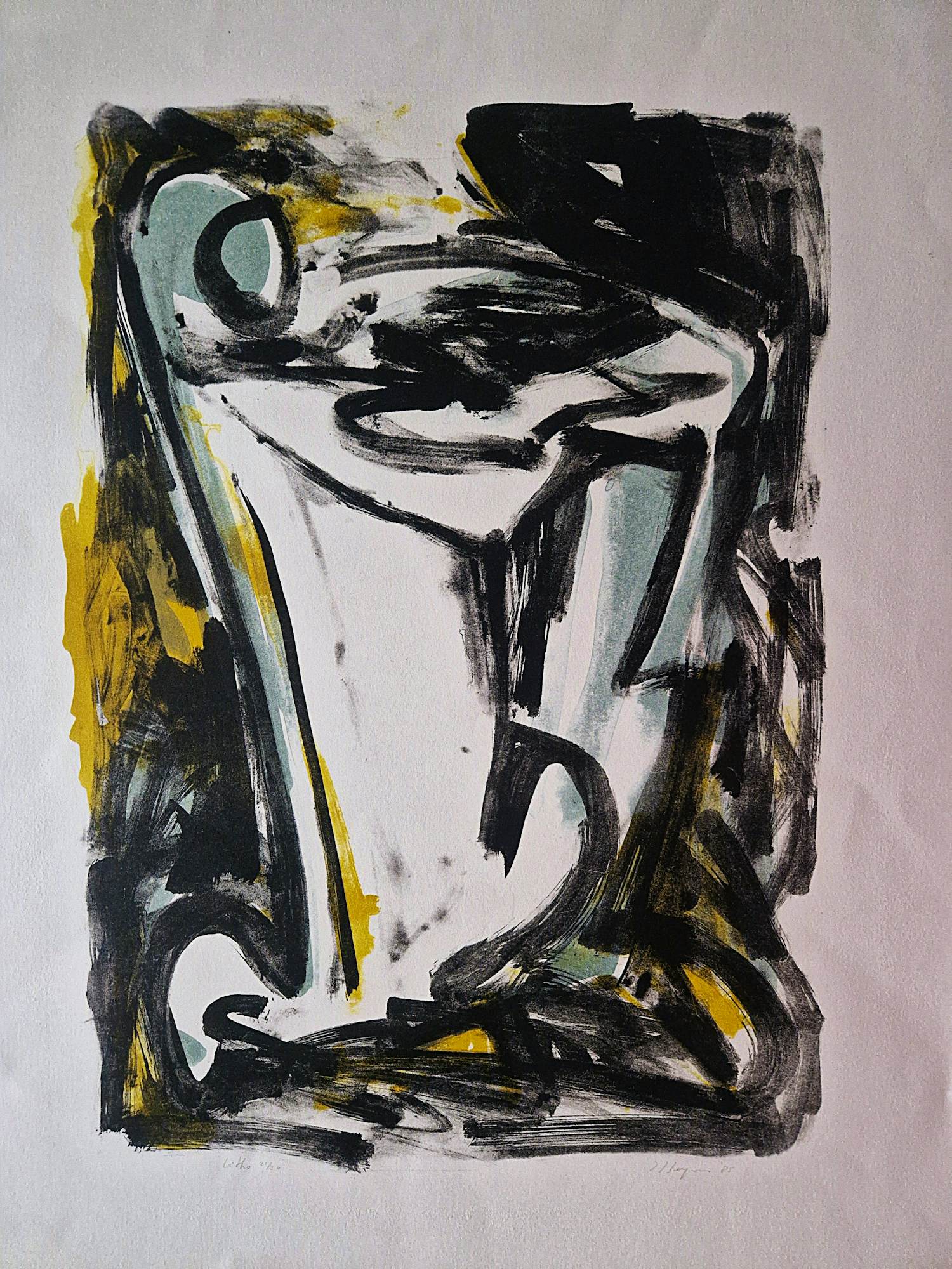 Buy Jo Heijnen - grote kleuren lithografie - beperkte oplage (30) - gesigneerd? Bid from 38!