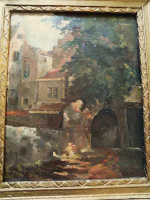 Gerard Princee - Olieverfschilderij - Stadsgezicht kopen? Bied vanaf 85!