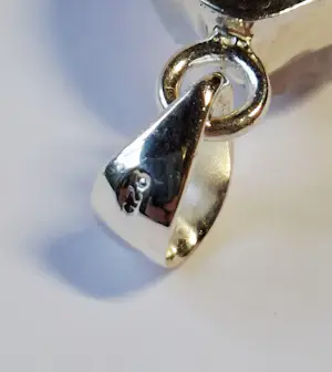 Nieuwe zilveren Ruwe rozenkwartshanger Sterlingzilveren 925 hanger kopen? Bied vanaf 75!