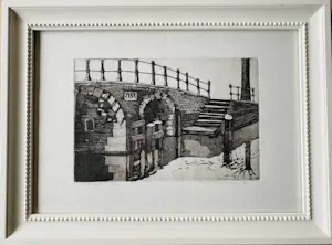 Lucie Meulendijks - Amsterdam, Brouwersgracht - Ets kopen? Bied vanaf 45!