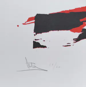 Arty Grimm - Cees Nooteboom - Tekens tegen het wit, tekst + zeefdruk kopen? Bied vanaf 75!