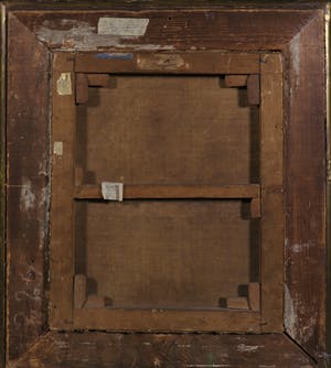 Niet of onleesbaar gesigneerd - Olieverf op doek, Zonder titel - Ingelijst kopen? Bied vanaf 1!