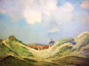 Johannes Graadt van Roggen - ZICHT OP PETTEN 1940 verkocht voor € 1350!