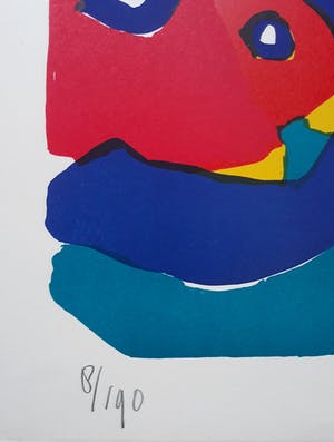 Karel Appel - Figuren, zeefdruk kopen? Bied vanaf 695!