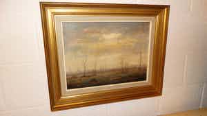 Albert Van Hecke - landschap met bomen. verkocht voor € 160!