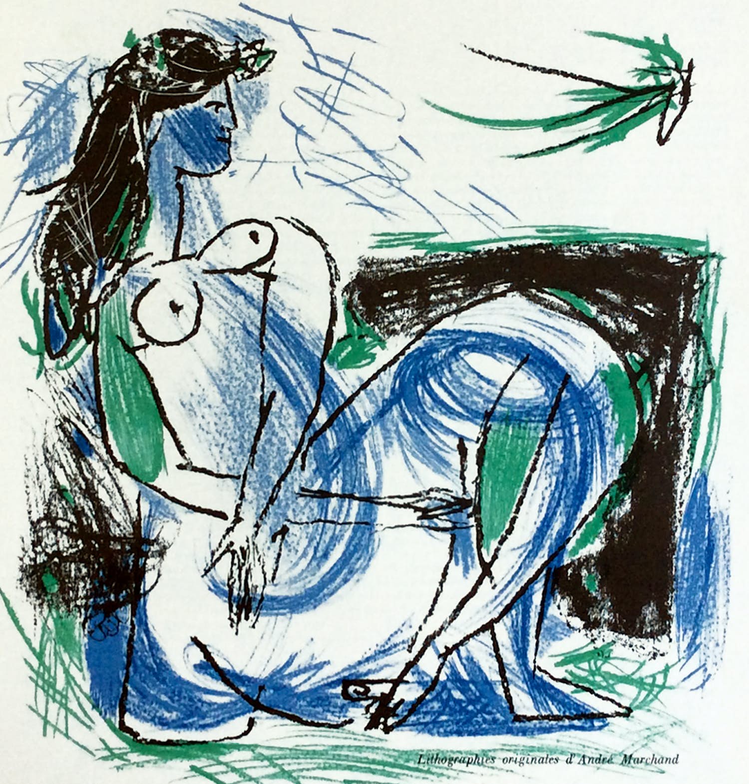 Andre Marchand - Derriere Le Miroir nr.2, 1947 kopen? Bied vanaf 33!