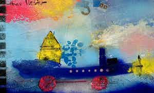 Theo Koster - We gaan naar huis, met de takkenboot verkocht voor € 75!