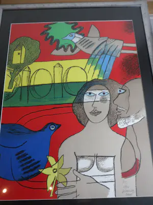 Corneille - litho: Les amoureux de l’isle Adam kopen? Bied vanaf 275!