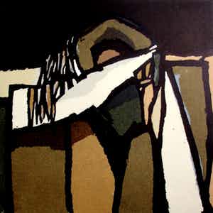 Fon Klement - boardsnede: Emboiter(invoegen) - 1971 verkocht voor € 125!