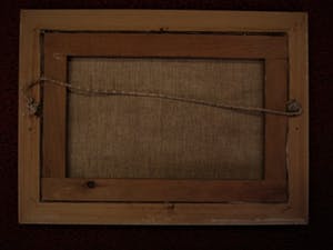 Niet of onleesbaar gesigneerd - Robuust impressionistisch olieverf "Winters boslandschap" gesigneerd kopen? Bied vanaf 1!