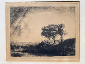 Theo Beerendonk - Ets van Rembrandt's De drie bomen uit 1643 kopen? Bied vanaf 100!