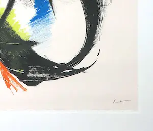 Jean Miotte - Zeefdruk, Abstracte compositie - Ingelijst (Groot) kopen? Bied vanaf 100!