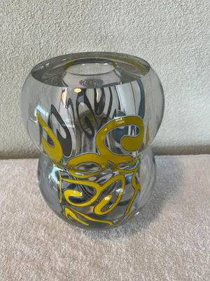 Olaf Stevens - Vaas met goud schildering kopen? Bied vanaf 250!