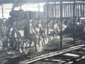 Lex Horn - TUNNELTJE en BERGLANDSCHAP verkocht voor € 40!